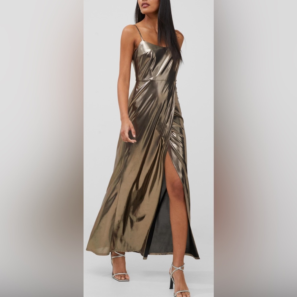 French connection Ronja liquid strappy dress